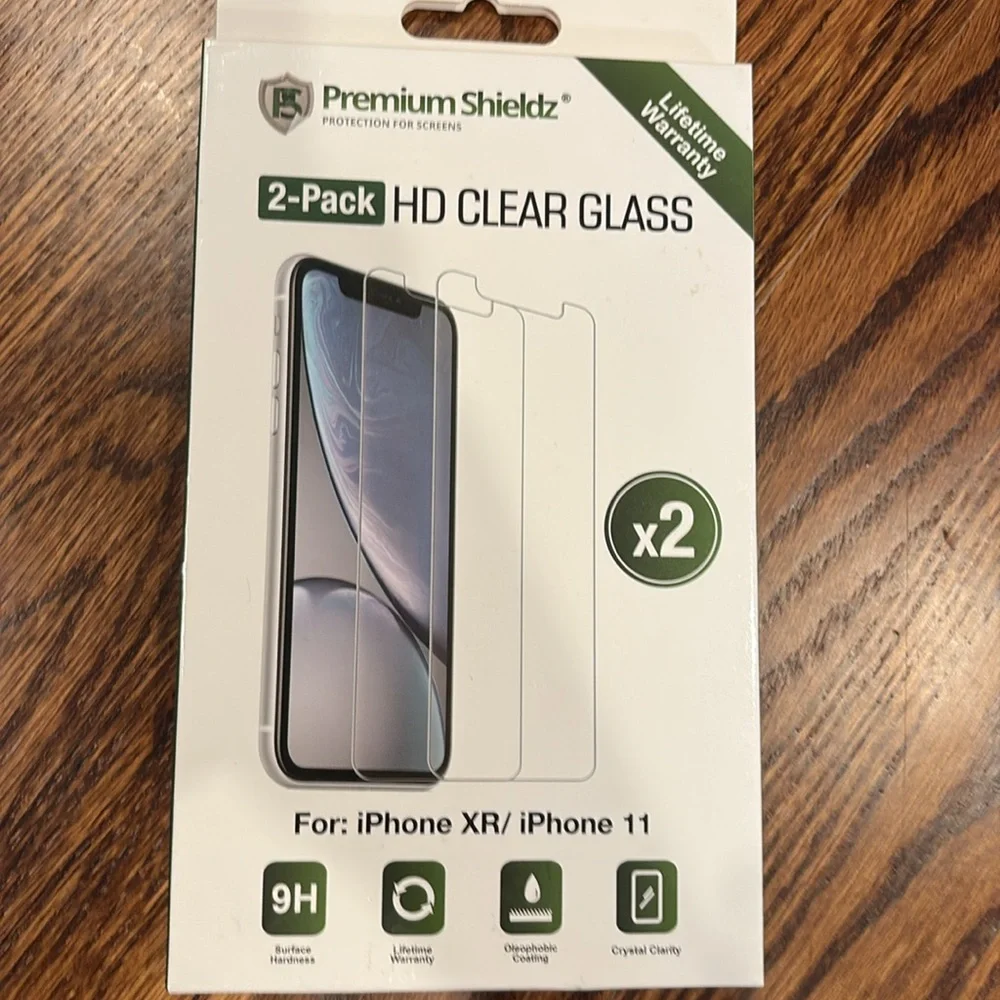 Premium Shieldz 2 pack iPhone xr/ I phone 11 hd clear glass screen protector
